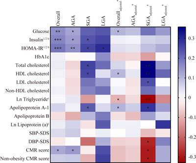 Association of size for gestational age and dehydroepiandrosterone sulfate with cardiometabolic risk in central precocious puberty girls